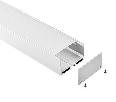 A5532 ALUMINIUM - WIDE AND DEEP PROFILE W55xH32mm